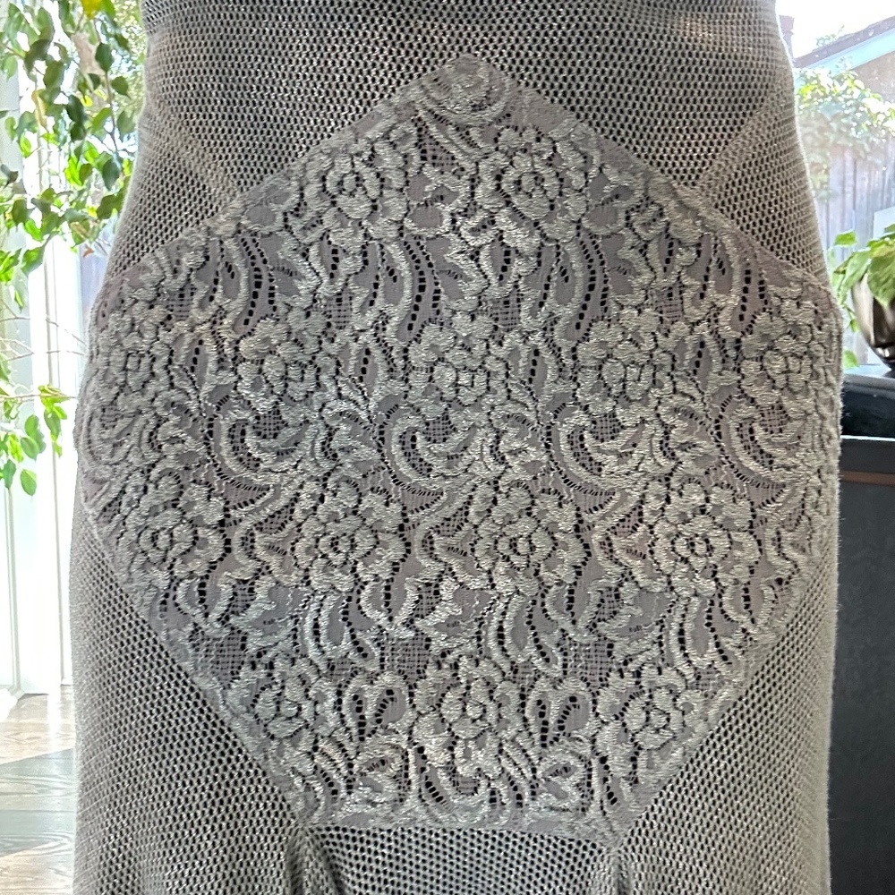 Silver Zac Posen Cocktail Dress, Size 2 - Picture 3 of 7
